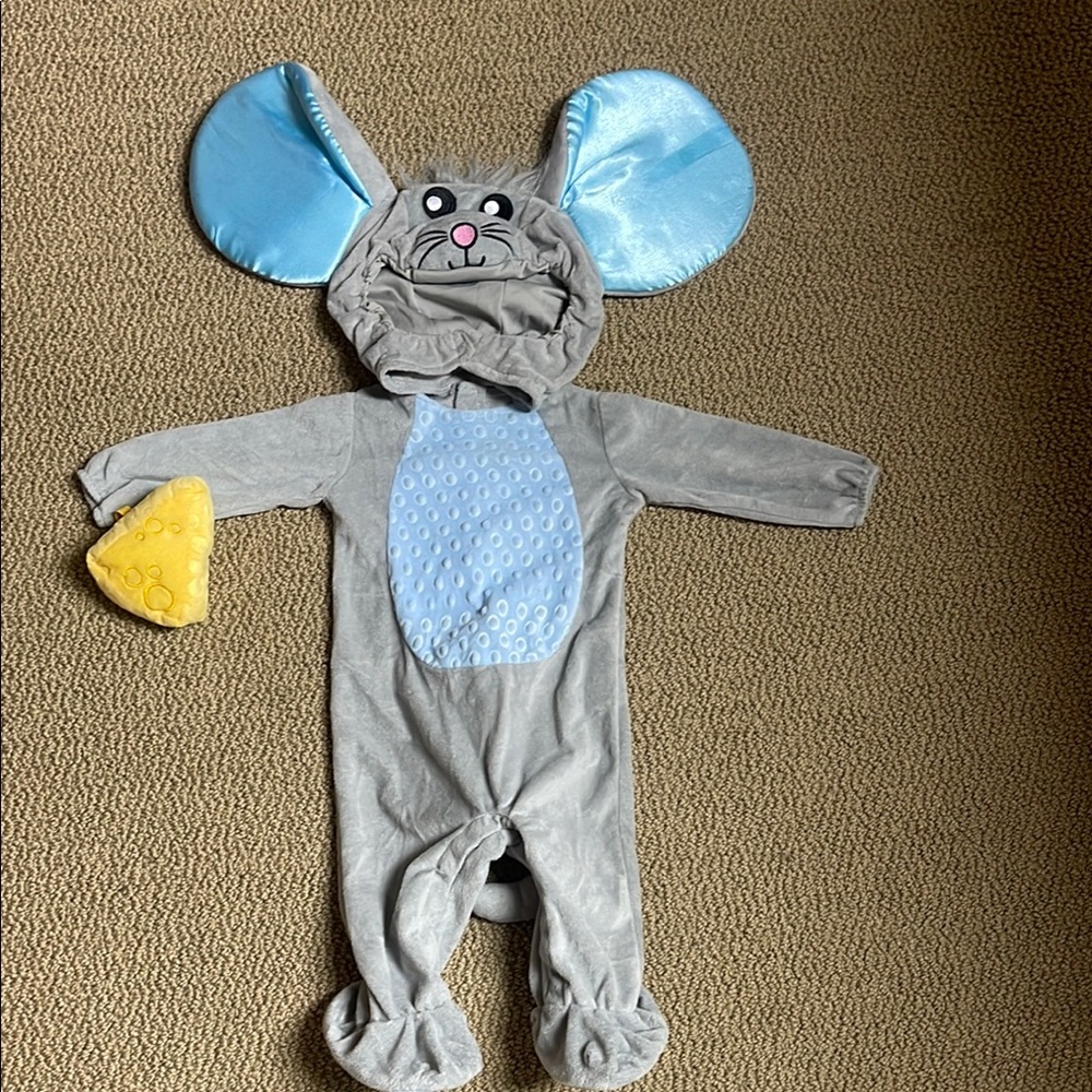 Spirit Gray and Blue Mouse Costume